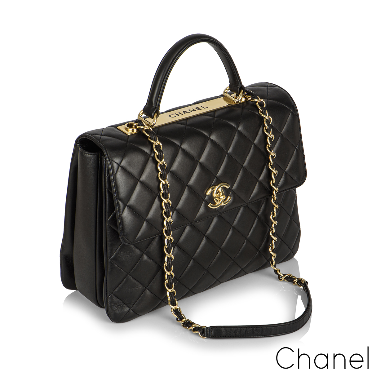 Trendy cc leather crossbody bag Chanel Black in Leather - 25495326